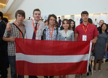 The event started with introducing the teams participating at the 47th International Chemistry Olympiad. Baku, Azerbaijan, Jule 21, 2015